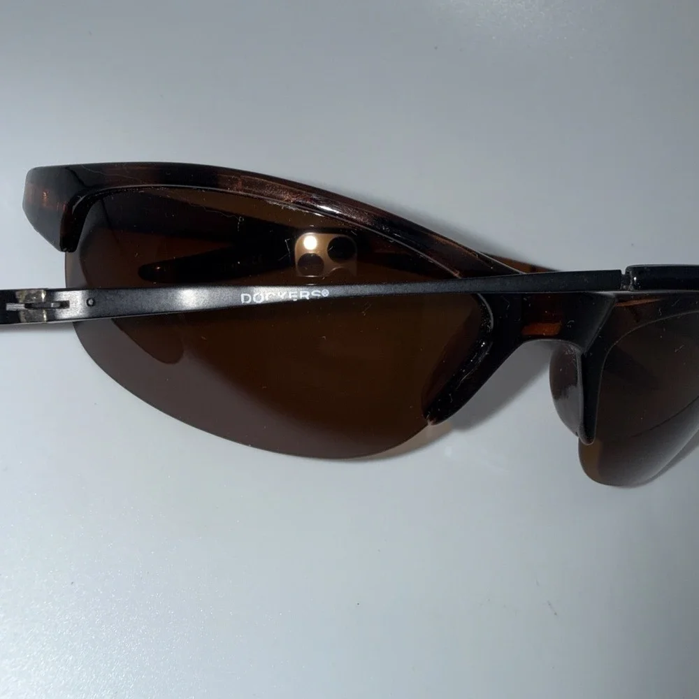 Lot of 2 pairs Authentic DOCKERS & OPTIC NERVE POLARIZED Wrap Sunglasses-Limited